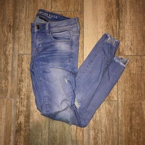 American Eagle super low rise jeggings
